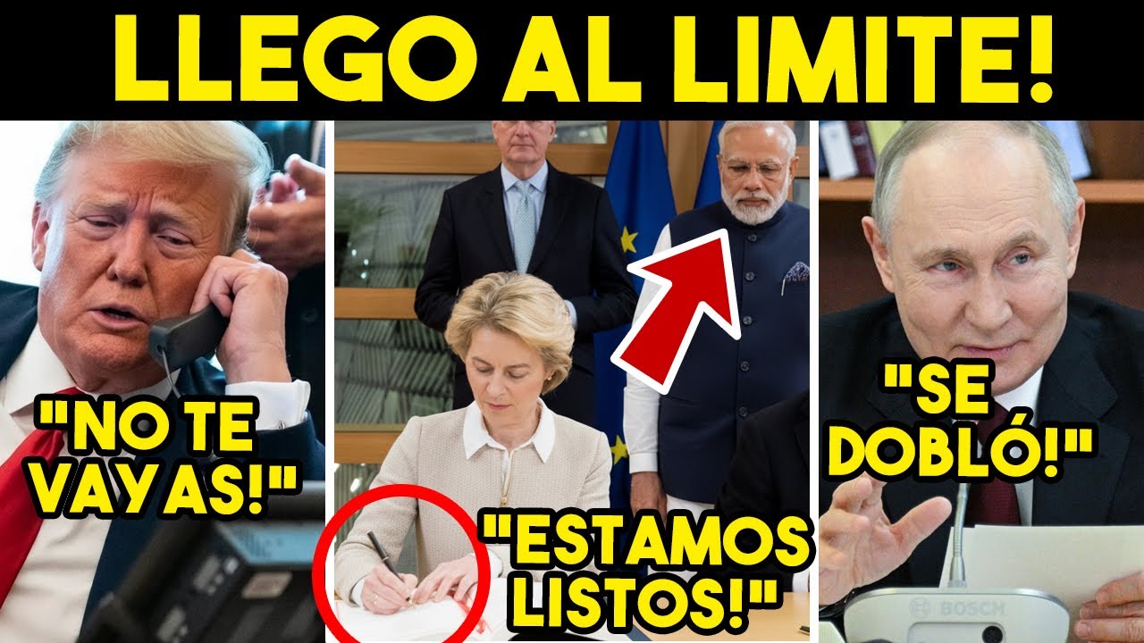 TOMALA! BRICS DOBLA A TRUMP, SE ARREPIENTE. NO AGUANTO MAS, PIDE ACUERDO. HOY