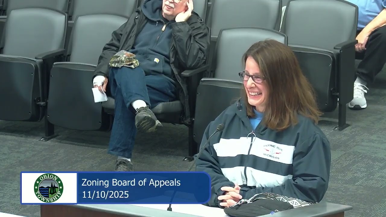 Orion Township ZBA Meeting 11-10-2025