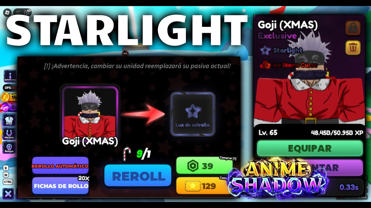 PASIVA SECRETA STARLIGHT EN ANIME SHADOW ROBLOX