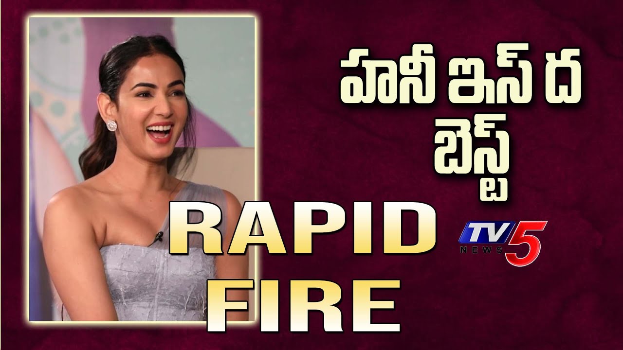 Actress Sonal Chauhan Rapid Fire | F3 Interview | Anil Ravipudi | Mehreen | TV5 Tollywood