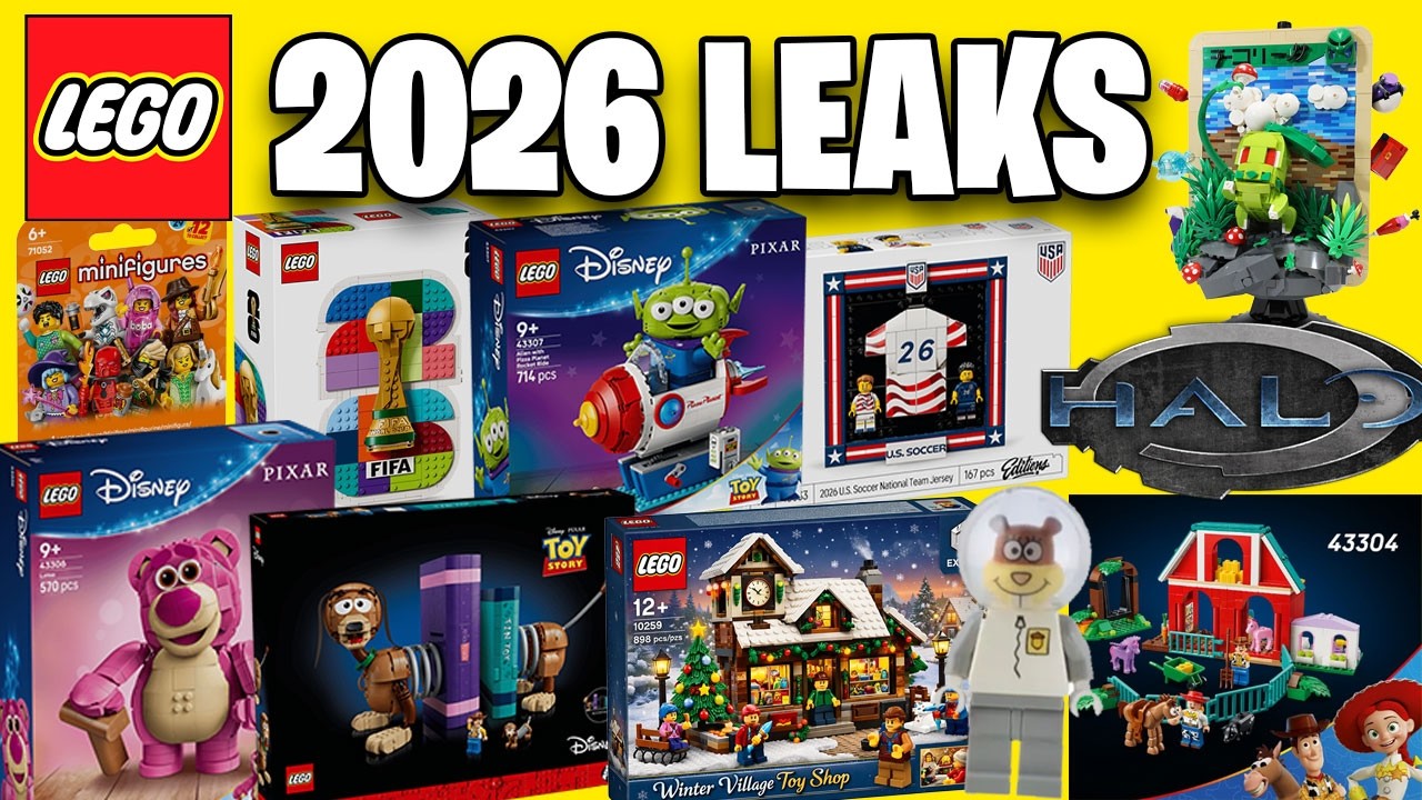 INSANE NEW LEGO LEAKS! Spongebob, Pokemon Cards, Toy Story, LEGO Editions, Halo & More!