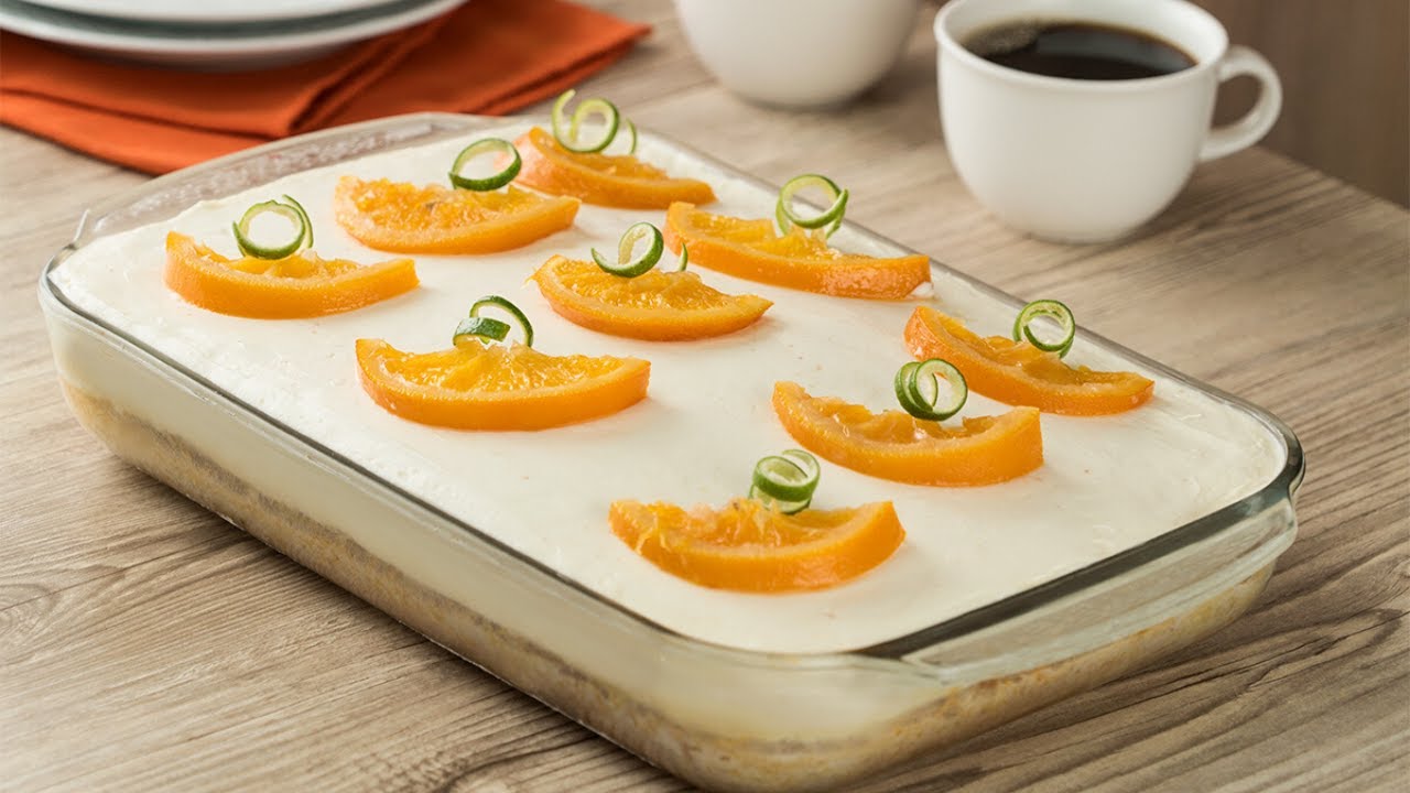 Pastel de Tres Leches con Naranja en Refractario
