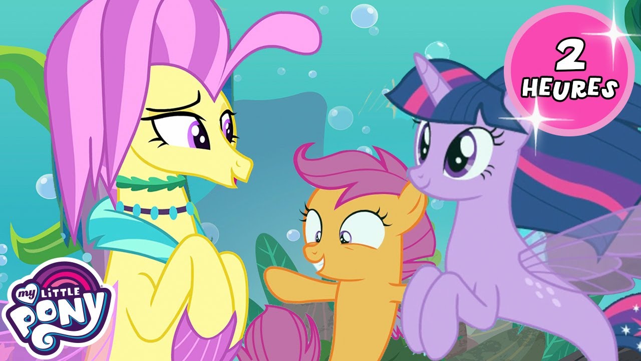 Découvrez les créatures d'Equestria🐉🦓🧜‍♀️ | 2 Heures | My Little Pony 🦄 La Magie de l'Amité