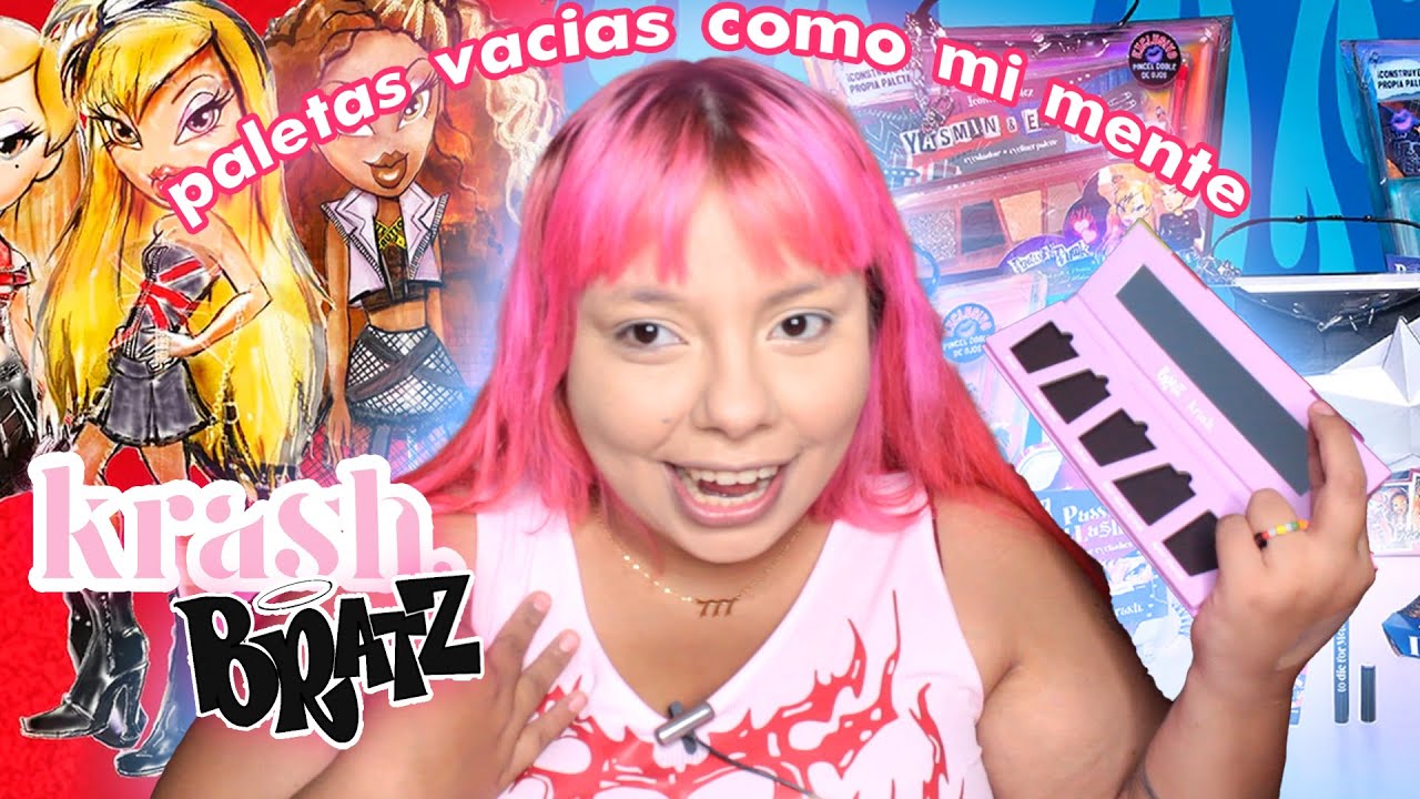 ¿PALETAS VACIAS? jugando con el makeup de BRATZ x KRASH KOSMETICS