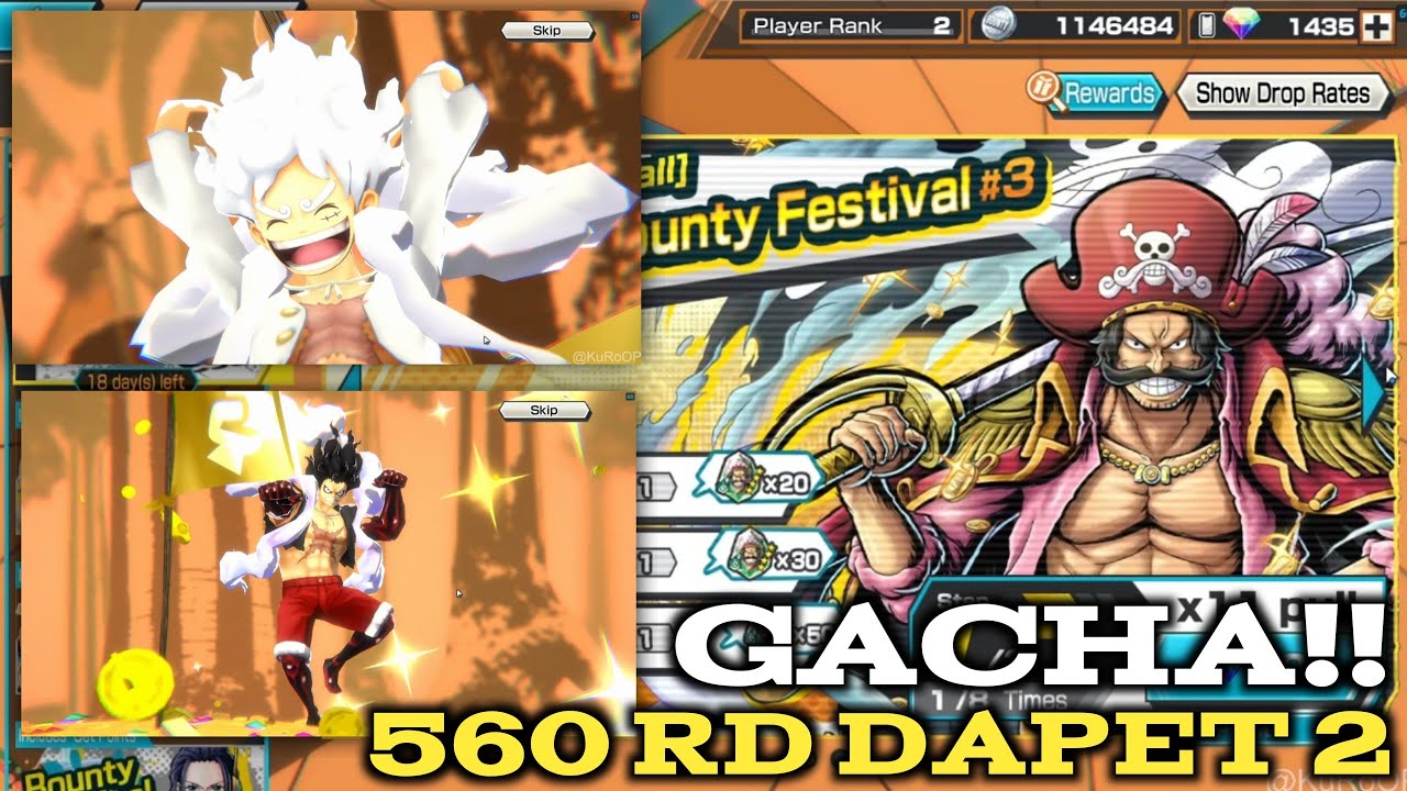 Gacha Ex Abadi Roger EX | Dapet 2 Roger 🔥ONE PIECE BOUNTY RUSH [ KuRo OP ]