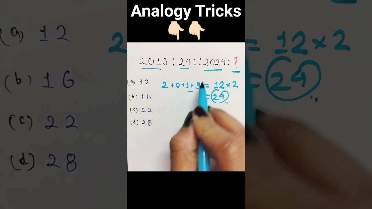 Number Analogy|| Reasoning Question|| 
