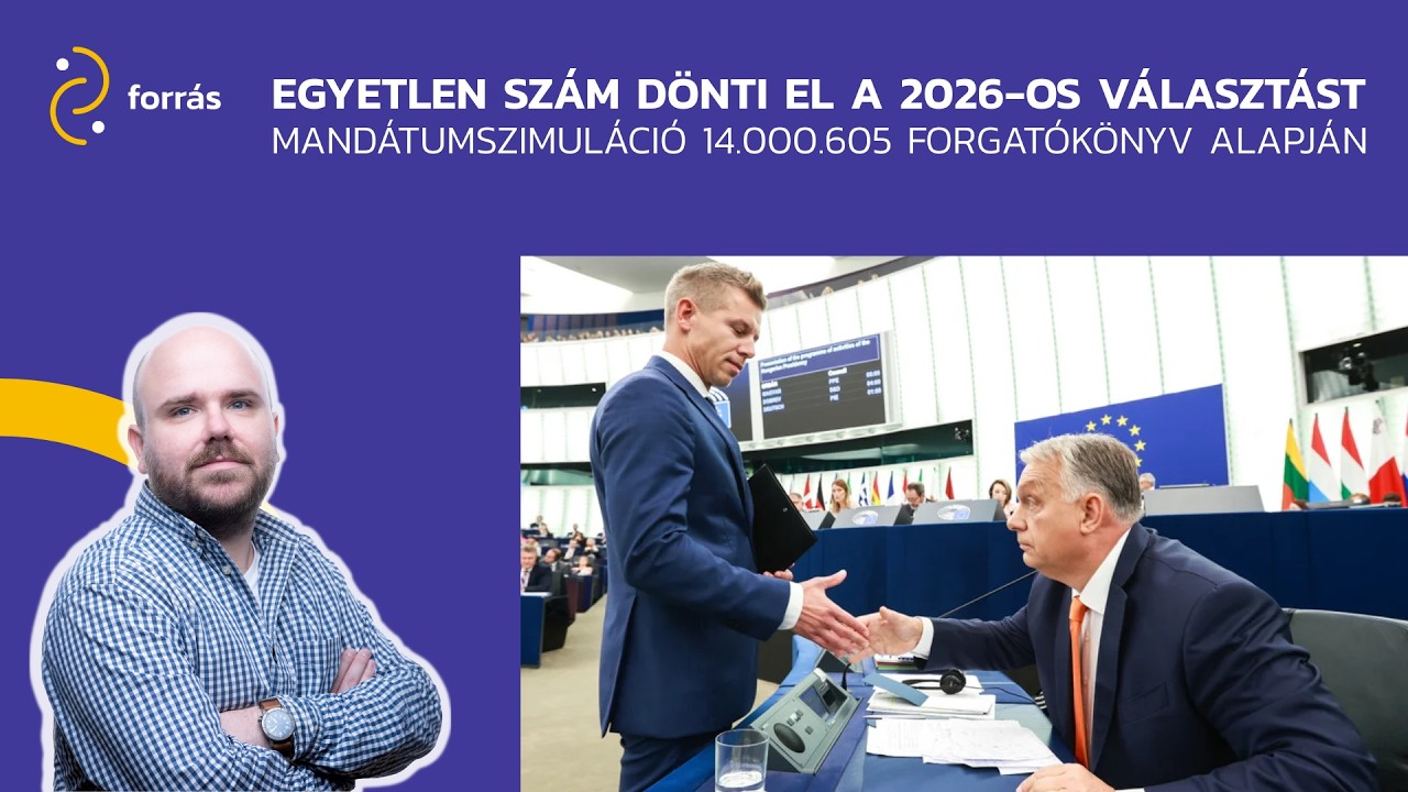 Egyetlen sz&aacute;m d&ouml;nti el a 2026-os v&aacute;laszt&aacute;st | Mand&aacute;tumszimul&aacute;ci&oacute; 14.000.605 forgat&oacute;k&ouml;nyv alapj&aacute;n