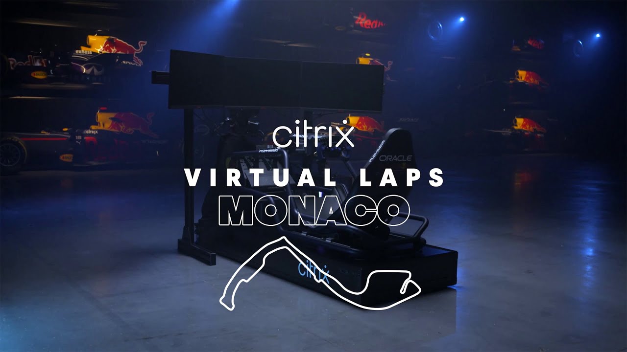 @citrix Virtual Lap: Max Verstappen Laps The Monaco Grand Prix