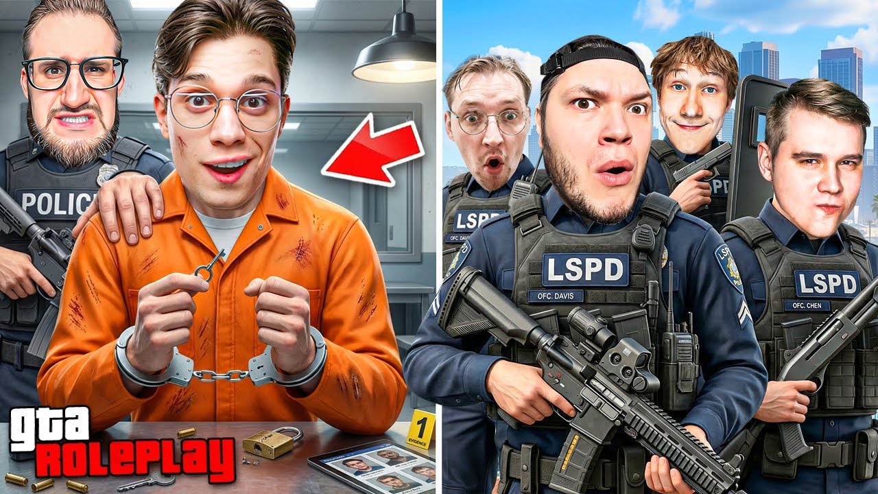 ПОБЕГ из ГОРОДА за 1 ЧАС! УРАГАН и КОФФИ vs 4 КОПА! САМЫЙ ГЕНИАЛЬНЫЙ ТРОЛЛИНГ! (GTA 5 RP)