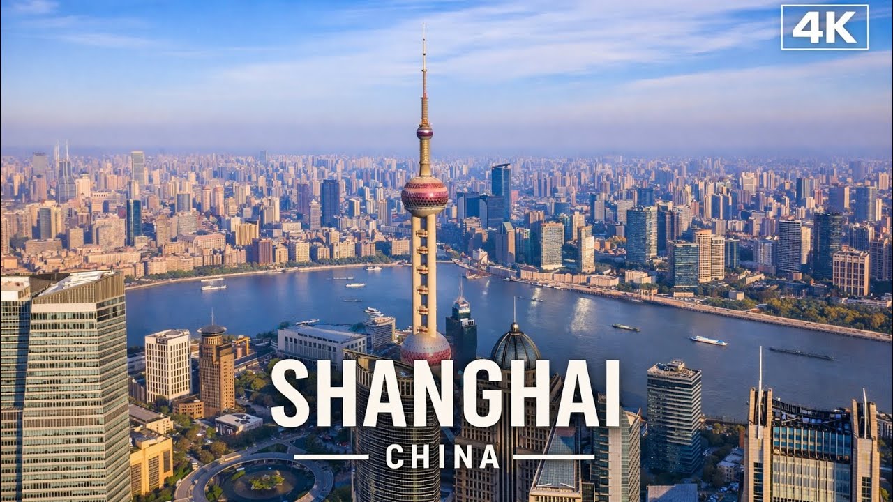 [4K] SHANGHAI CHINA 🇨🇳 | STUNNING 4K DRONE FOOTAGE