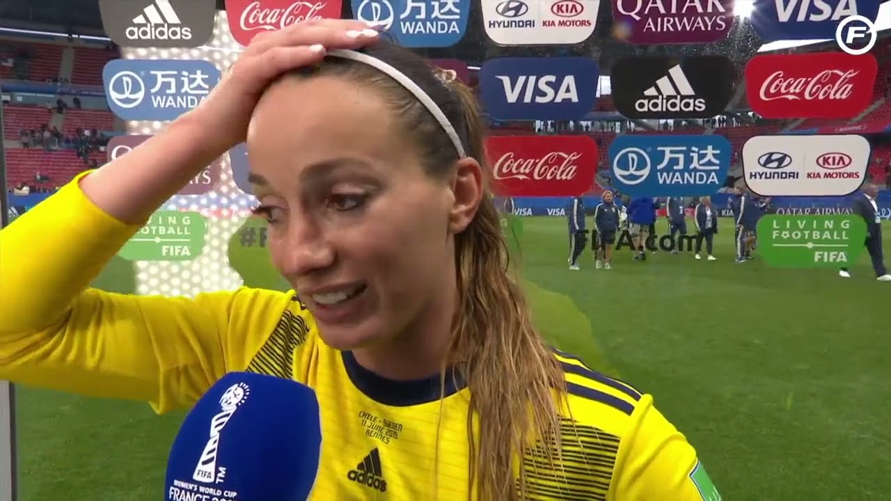 Throwback 2: Kosovare Asllani after the win against Chile