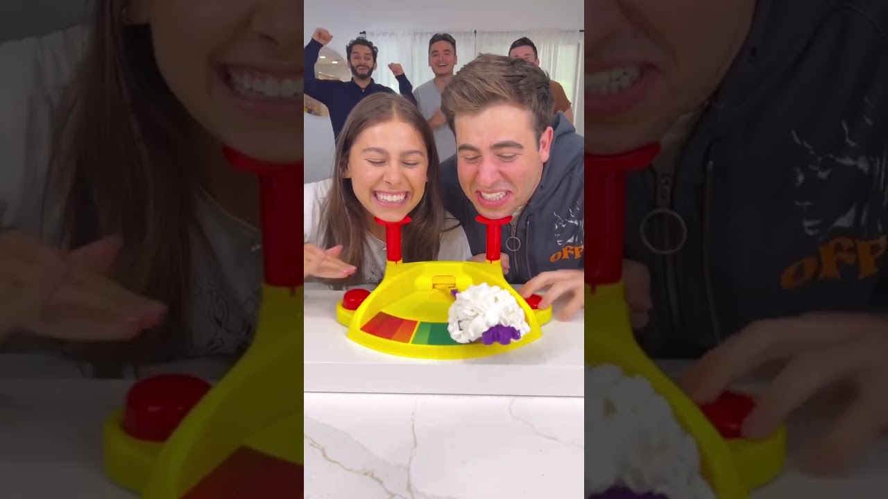 Couples PIE IN THE FACE Game