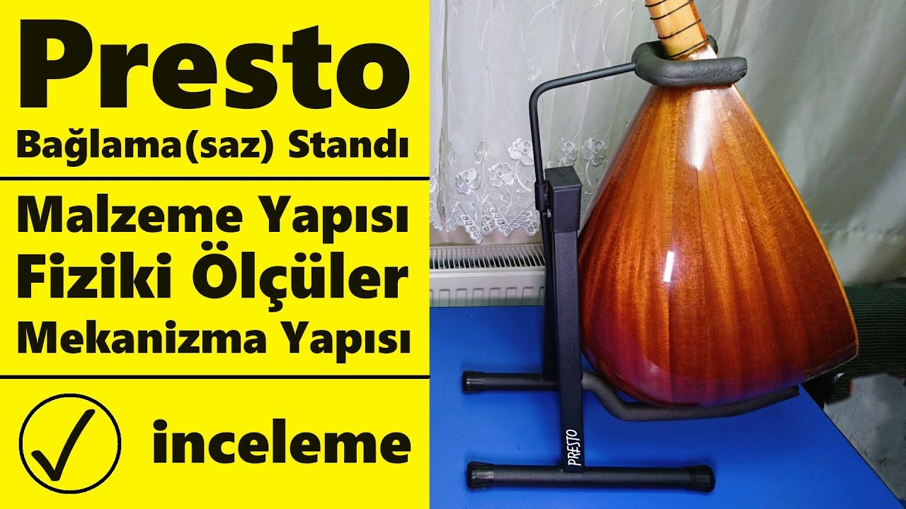 Presto Bağlama (Saz) Standı (Sehpası) İnceleme
