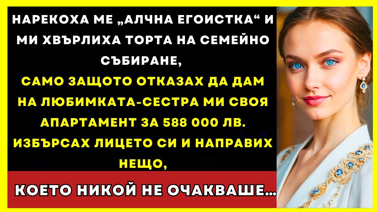 Семейството Ми Хвърли Торта По Мен, Защото Отказах Жилище За 588 000 лв.