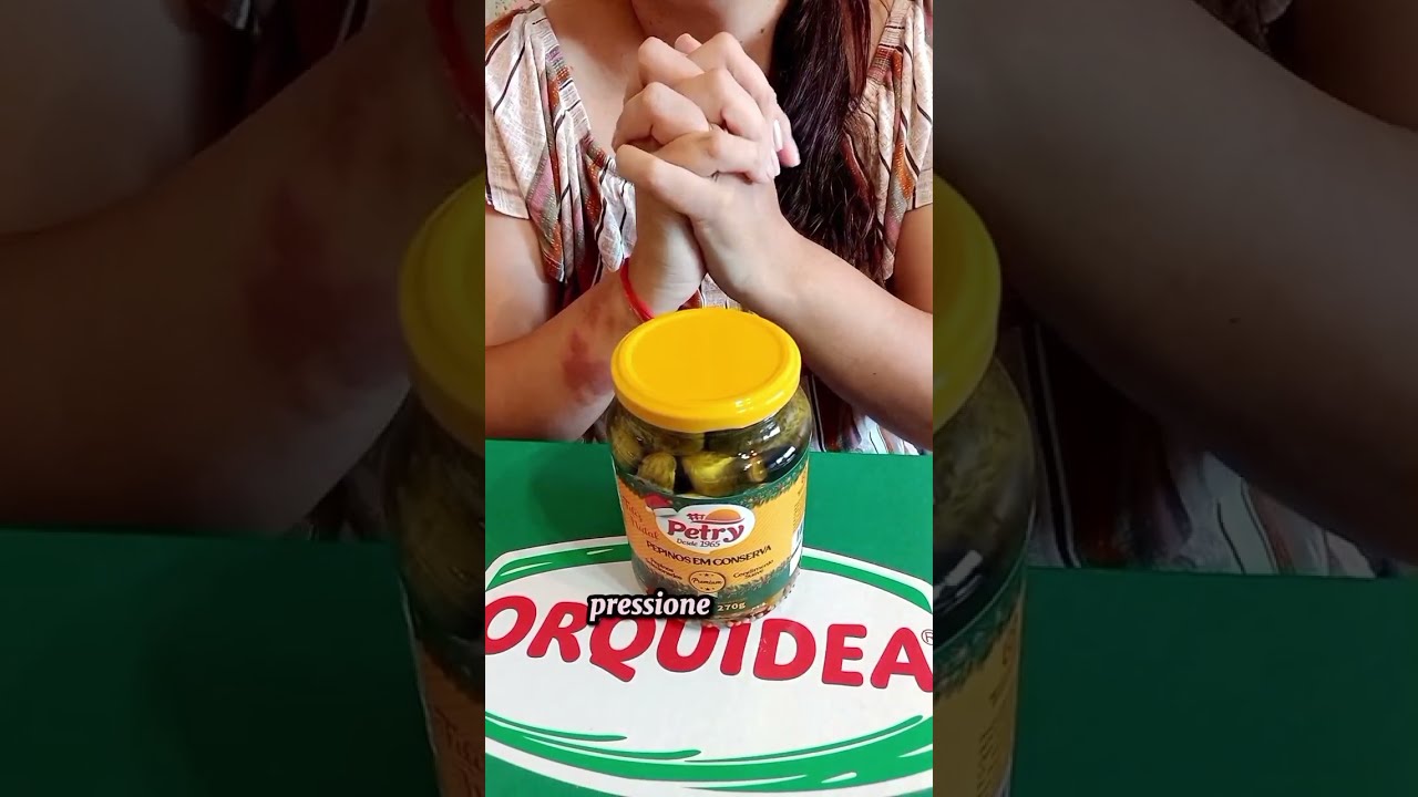 Como abrir vidro em conserva de forma fácil #video
