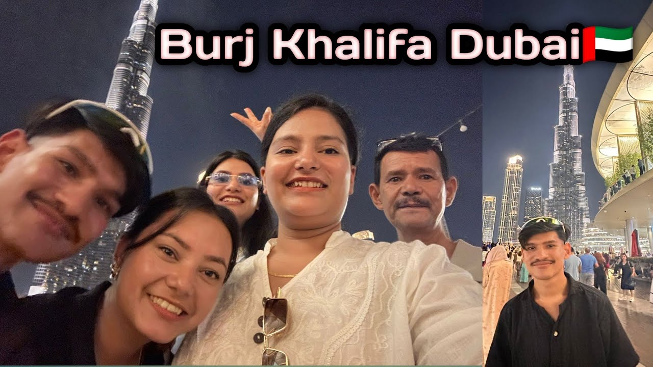 Family Night at Burj Khalifa 🌃🇦🇪 | Dubai Memories That Shine Bright 