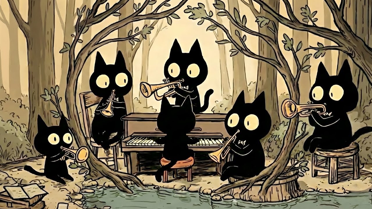 Peaceful Winter Jazz – Cats & Quiet Moments