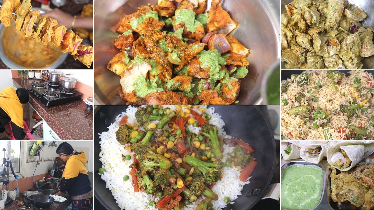 LUNCHBOX SERIES | Healthy & quick ONE-POT MEAL | Broccoli fried rice |मलाई चाप रोल, Kitchen Cleaning