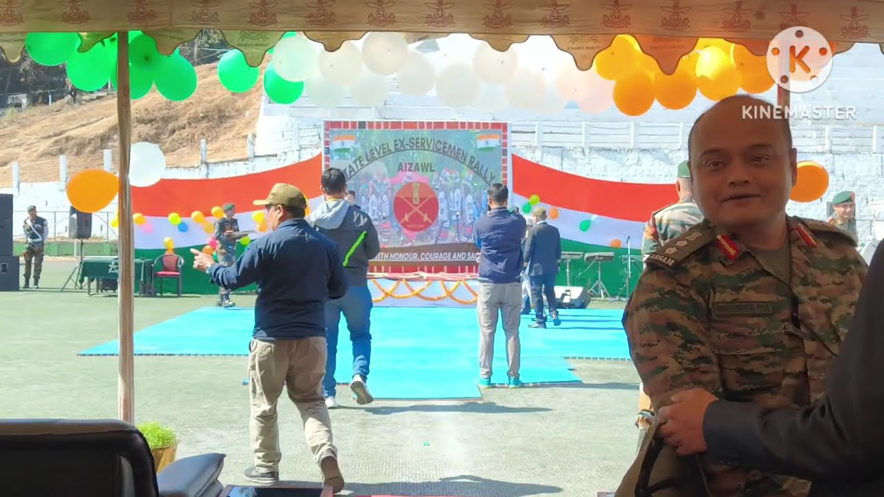 STATE  LEVEL  EX-SERVICEMEN  RALLY  2026  Aizawl Lammual hun hmanna Programme    ani hnih na