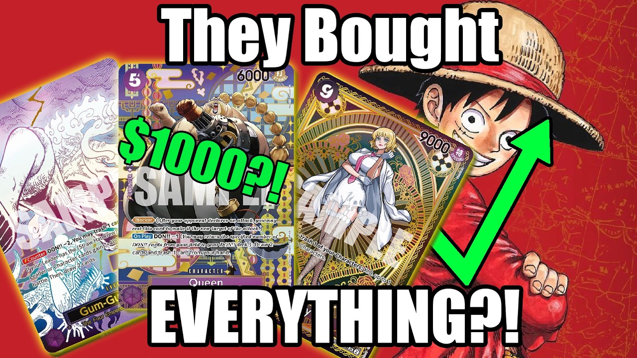 Последствия выкупа в Черную пятницу | One Piece Market Watch OPTCG