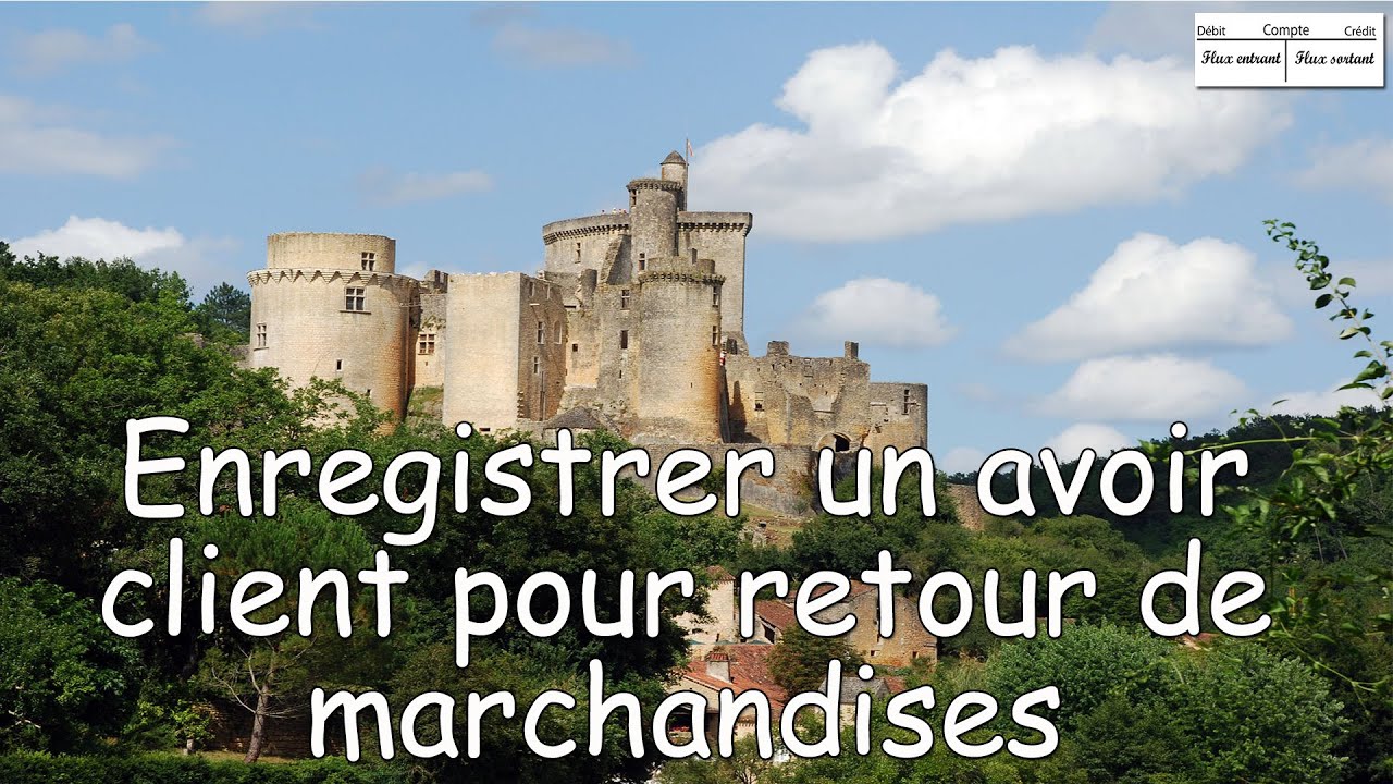 L'avoir client pour retour de marchandises