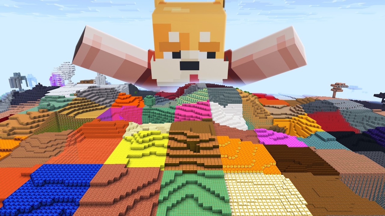 จบ Minecraft โดยแต่ละ Chunk จะเปลี่ยนบล็อกแบบสุ่ม..