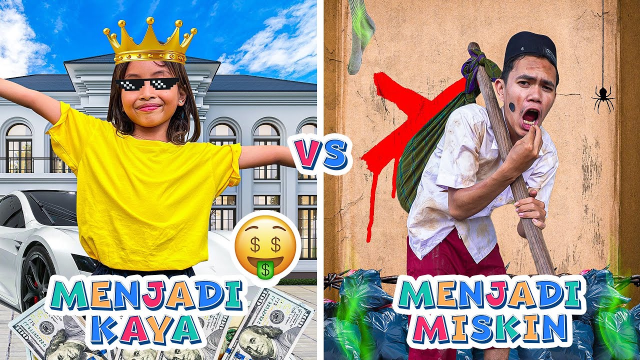 BOCIL KAYA VS BOCIL MISKIN | KOMPILASI VLOG 1 JAM LEIKA MENJADI KAYA DAN MISKIN