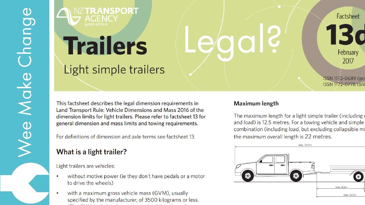Tiny House Trailers Legalities NZ
