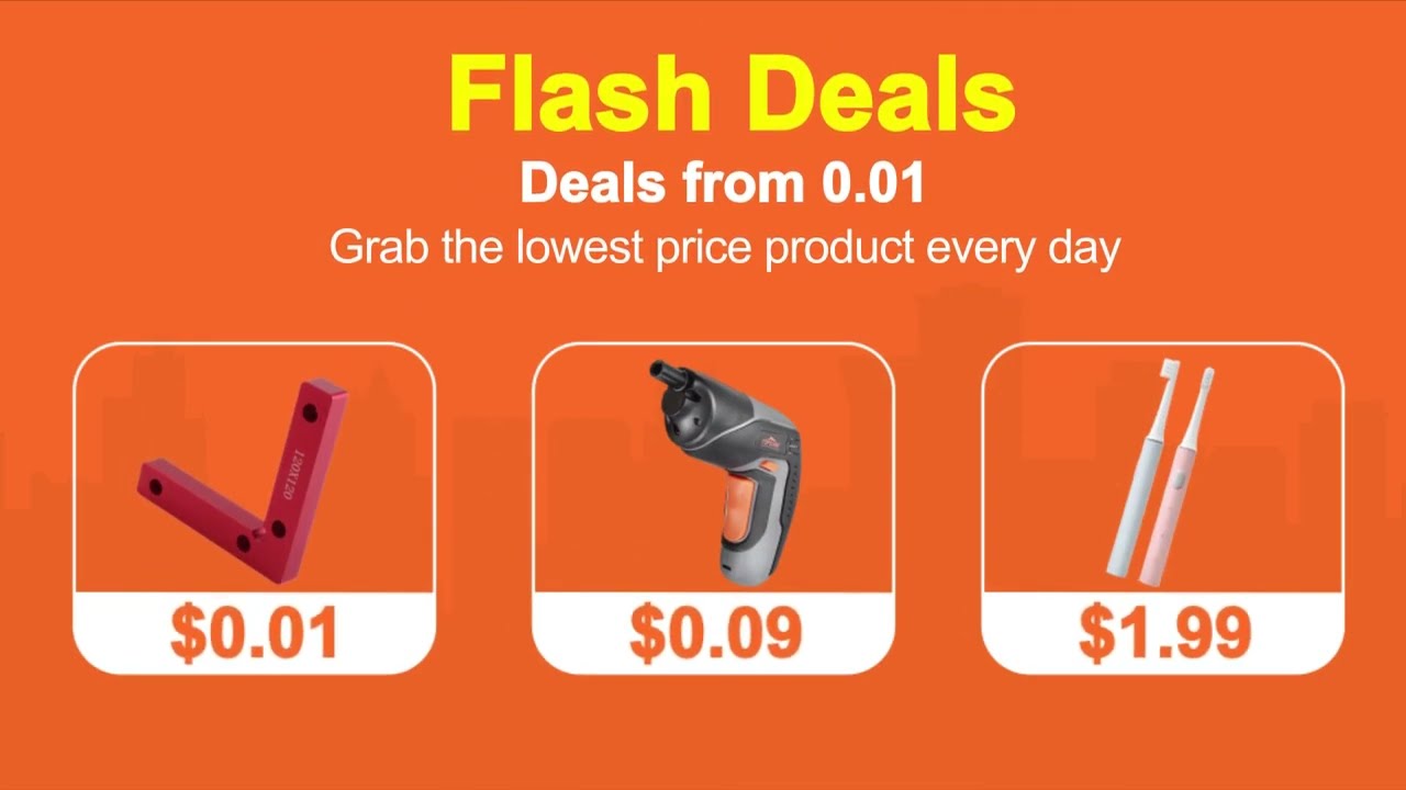 Enjoy Flash Deals Every Monday on Banggood