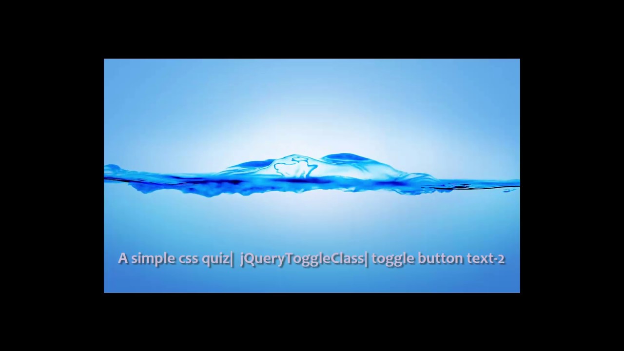 Simple css Quiz Maker  | jQuery toggleClass | Transition of background-size property-2