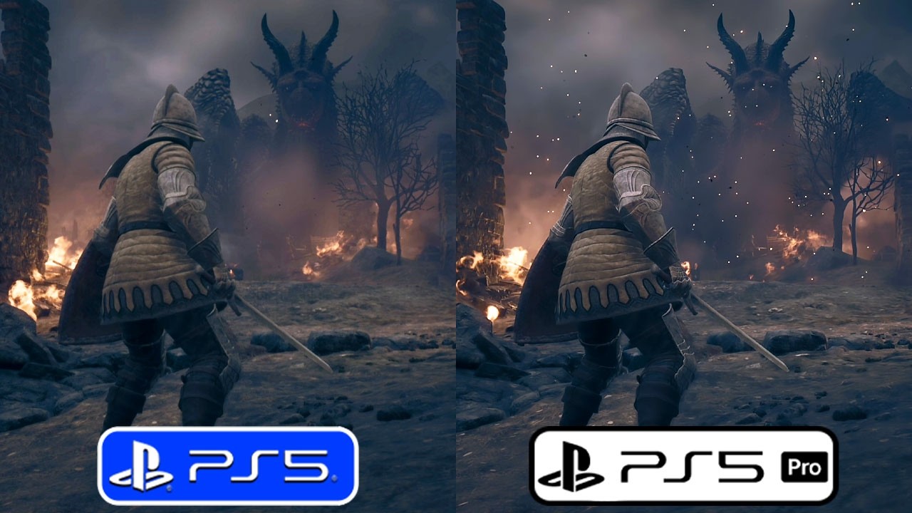 Dragon's Dogma 2 - Patch 3.2 PS5 vs PS5 PRO Graphics & Frame Rate Comparison