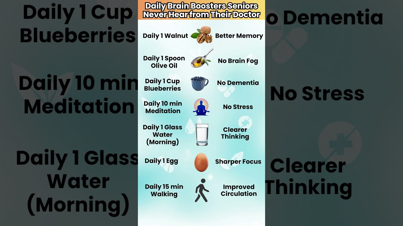Senior Health Tips: 7 Daily Habits to Boost Memory After 60