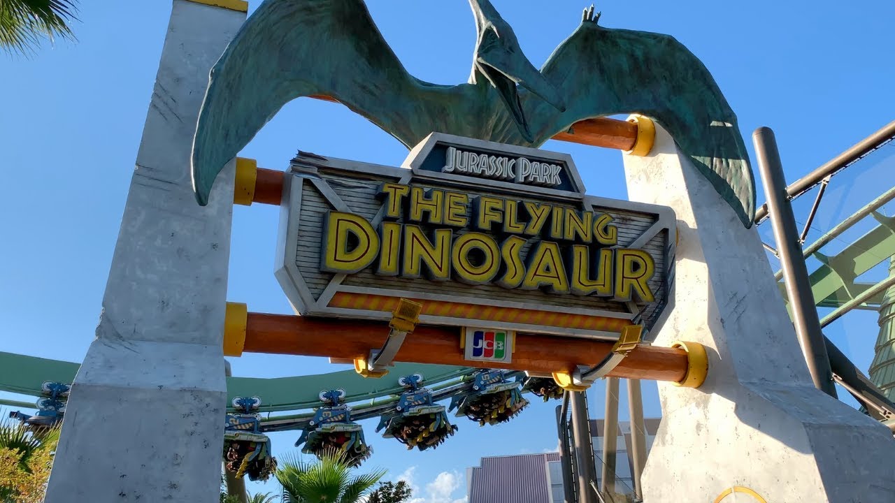 The Flying Dinosaur Off-Ride (4K 60FPS) - Universal Studios Japan  ザ・フライング・ダイナソー