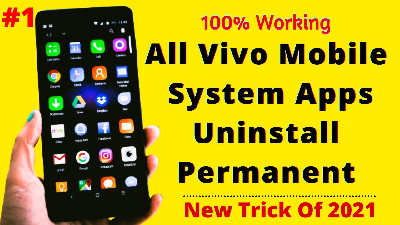 All Vivo Mobile System Apps Uninstall Permanent 2021 | 100% Working | New Tricks.