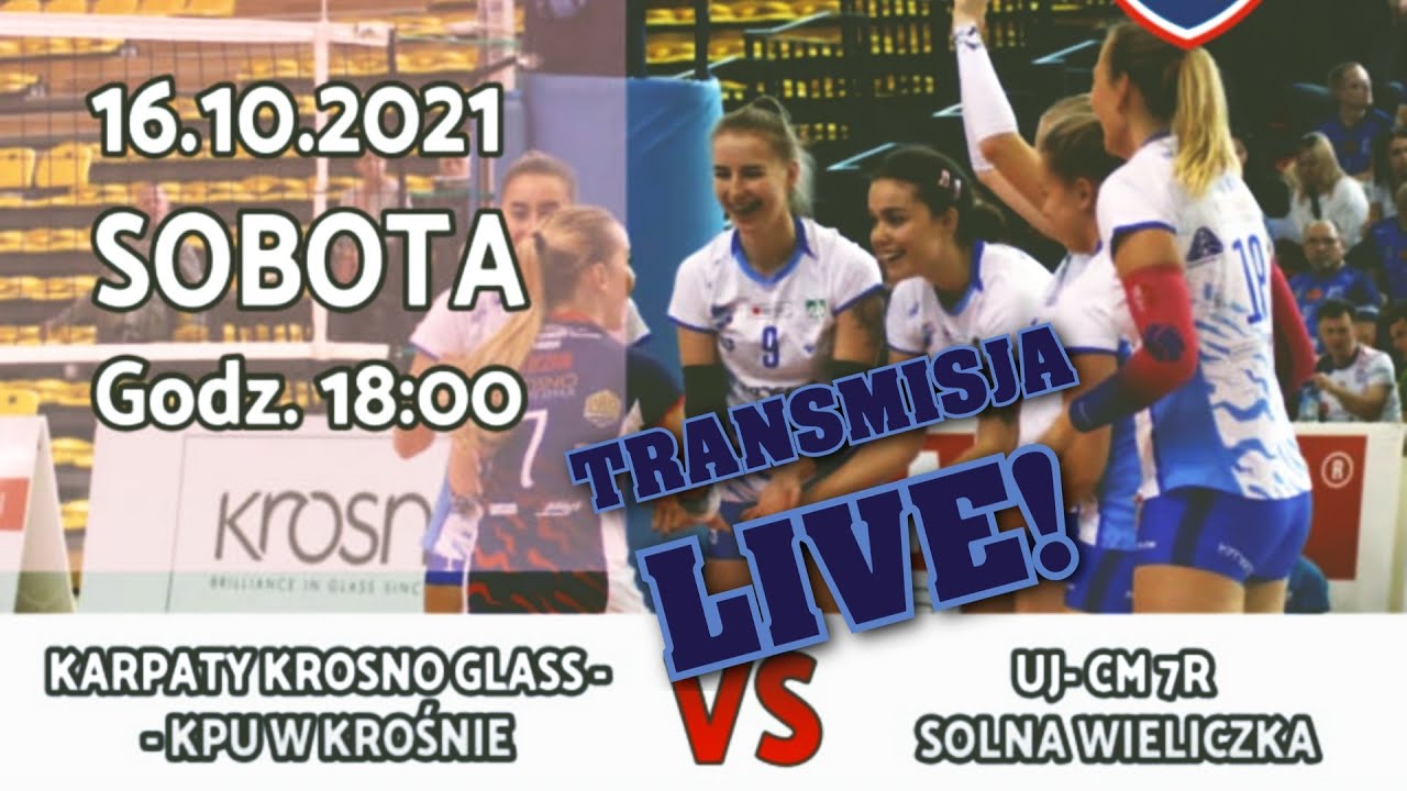 LIVE | Karpaty Krosno Glass - KPU w Krośnie vs. UJ-CM 7R Solna Wieliczka