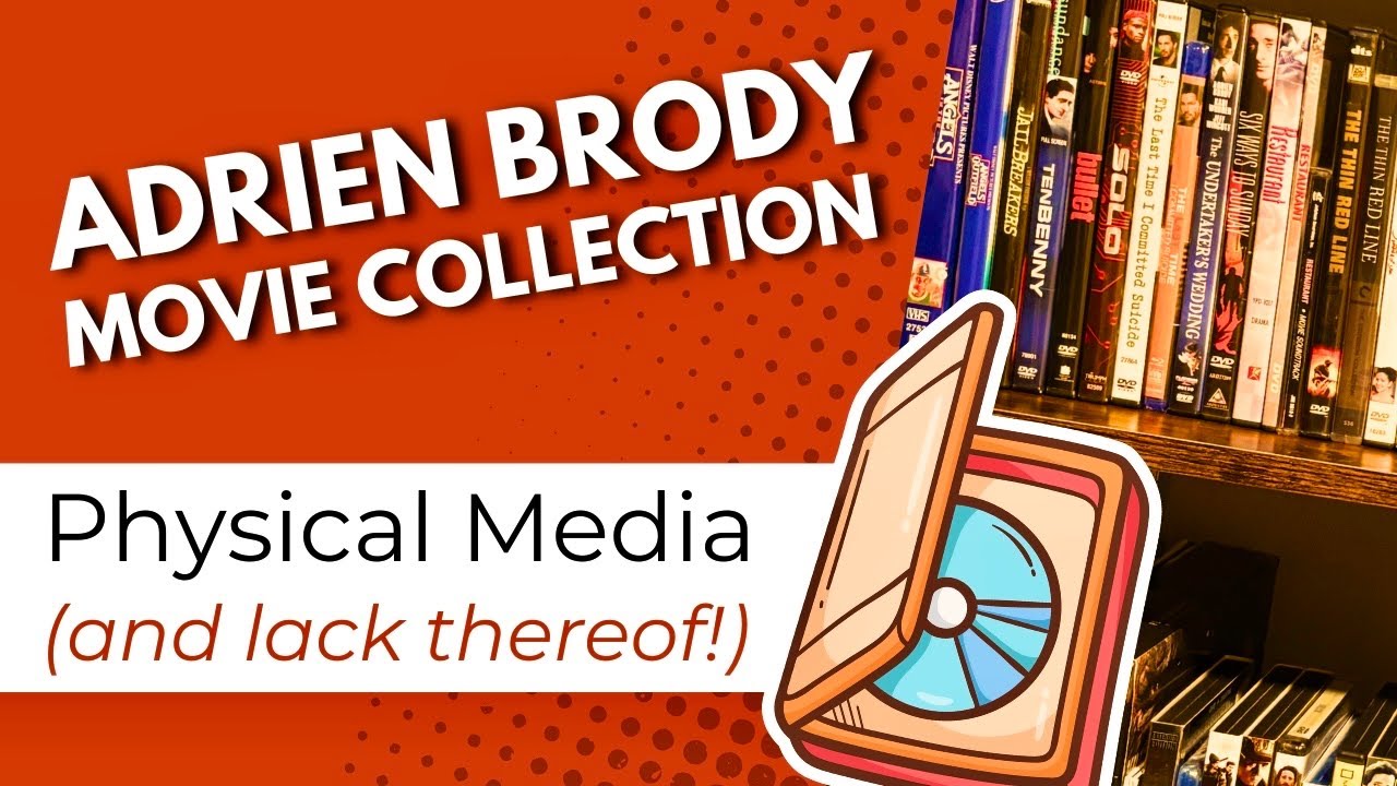 Adrien Brody fan's extensive DVD/Blu-Ray collection