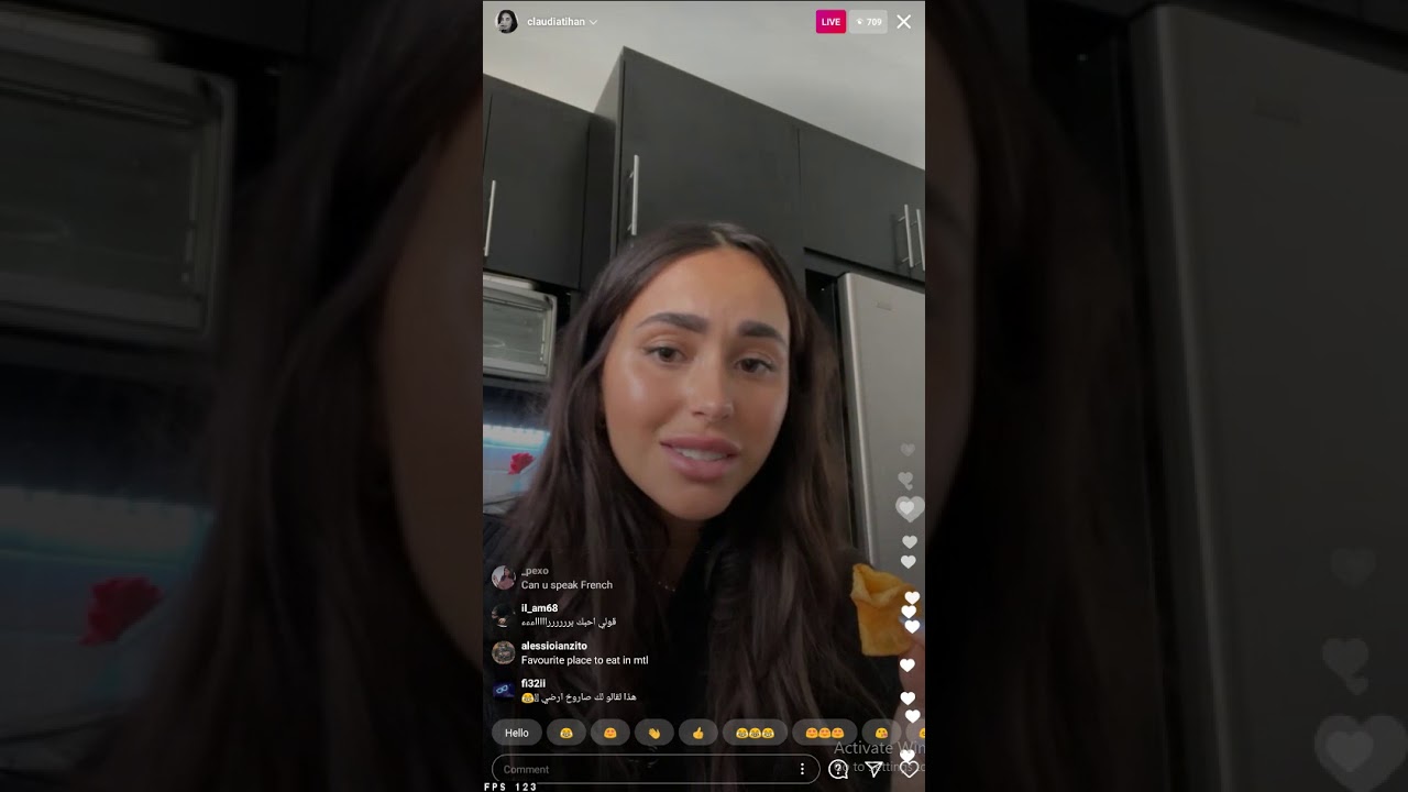 Claudia Tihan livestream on Instagram 2021 01 26 01 13 11 272