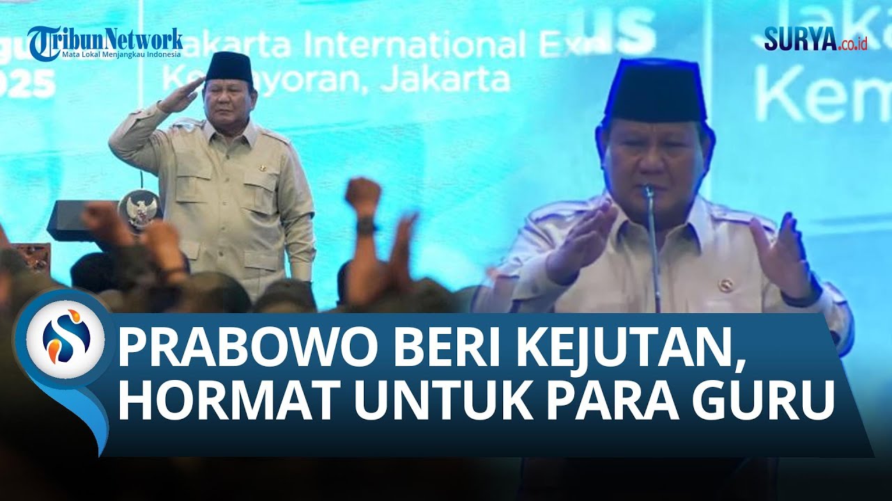 Bangga! Presiden Prabowo Beri Hormat untuk Para Guru Sekolah Rakyat: Hari Ini Saya Hormat ke Kalian!