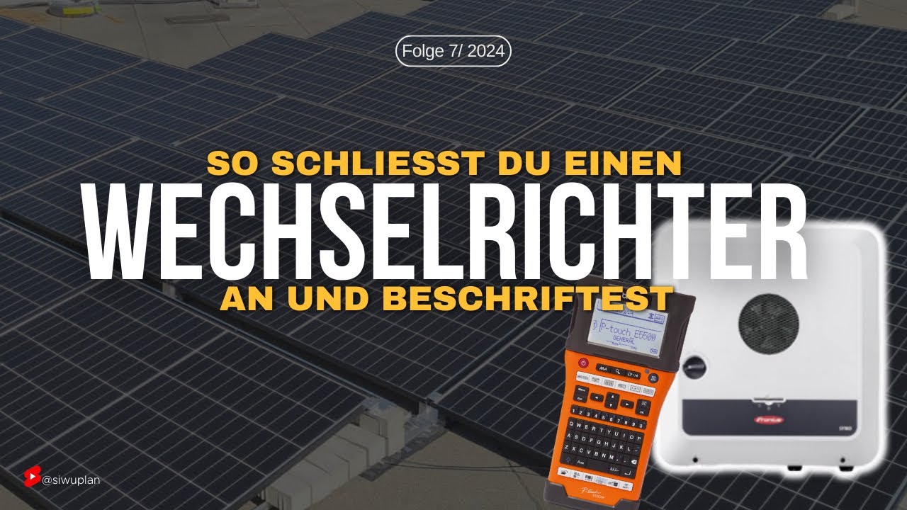 Fronius Gen24 Wechselrichter Anschluss und Beschriftung. @Fronius Solar Energy #knx #loxone #smarthome