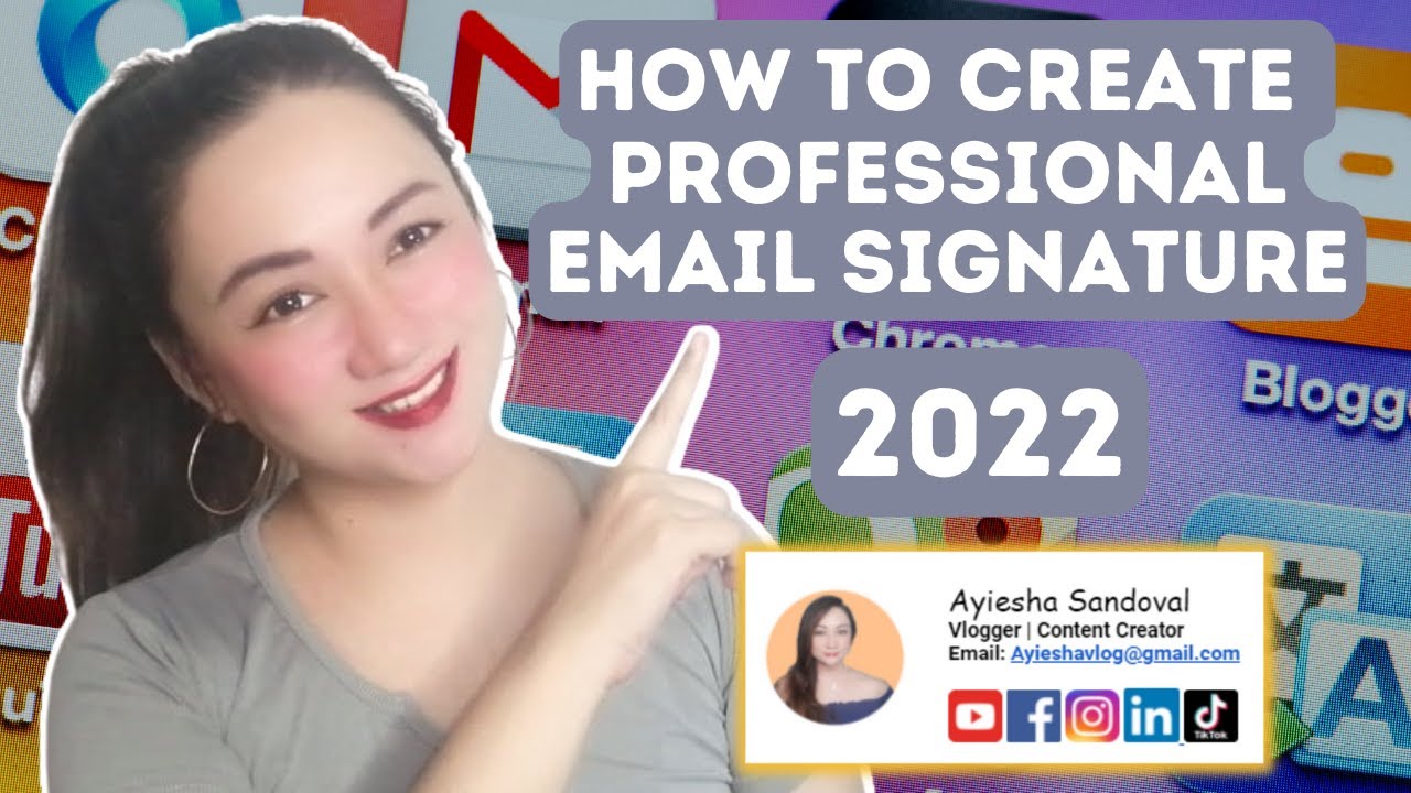 How to create Email Signature 2022 for Professionals or Business 2022 📧😉