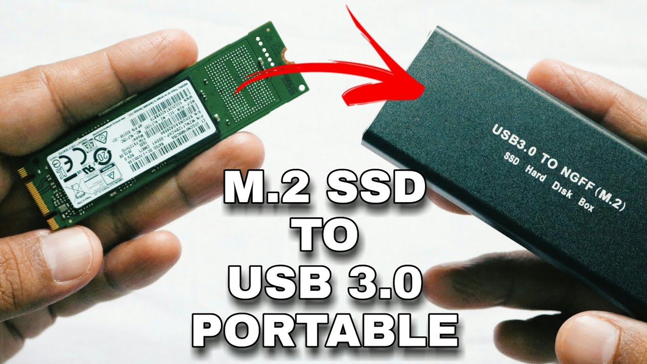M.2 #SSD TO #USB DRIVE PORTABLE #CASE UNBOXING