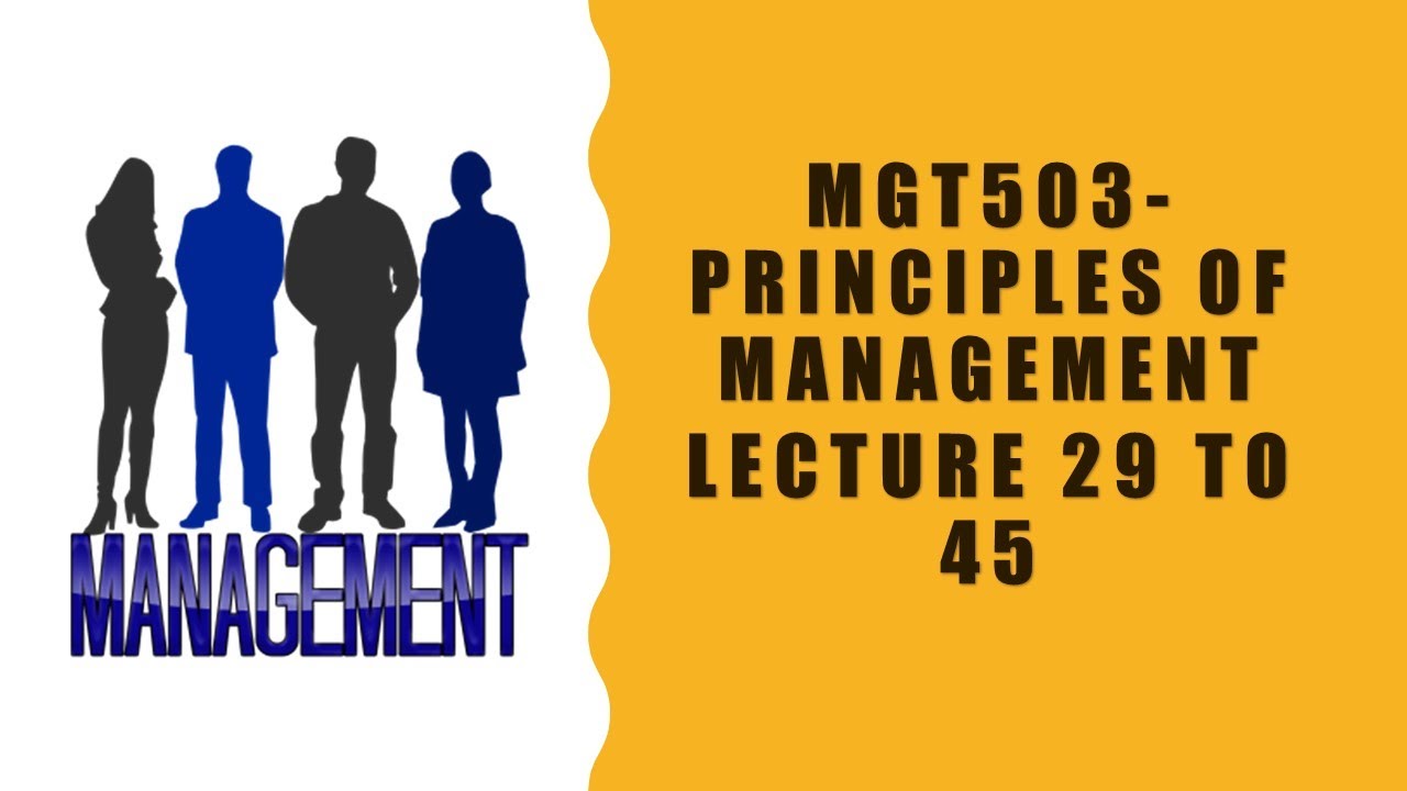 MGT503 Short Lectures 29 to 45 in Just 2 Hours