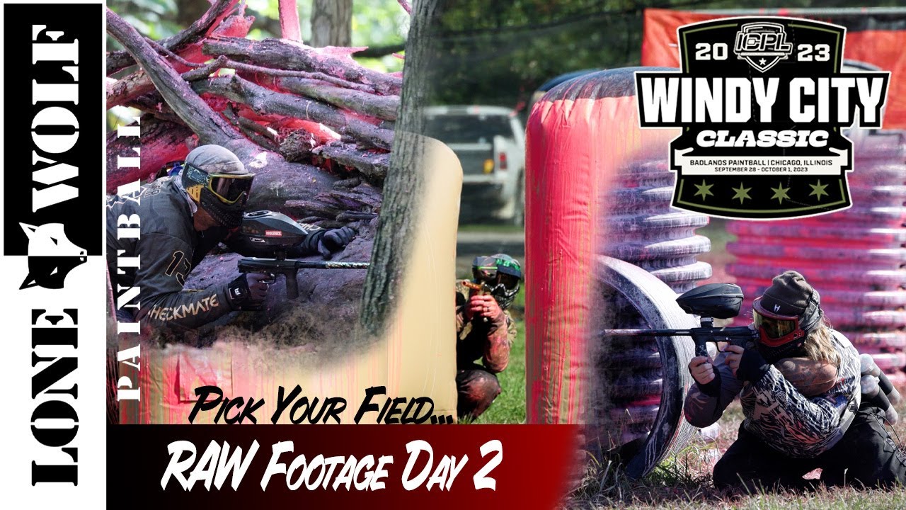 2023 ICPL Chicago Day 2 RAW Footage | 10-Man Airball, Hyperball & Woods | Lone Wolf Paintball