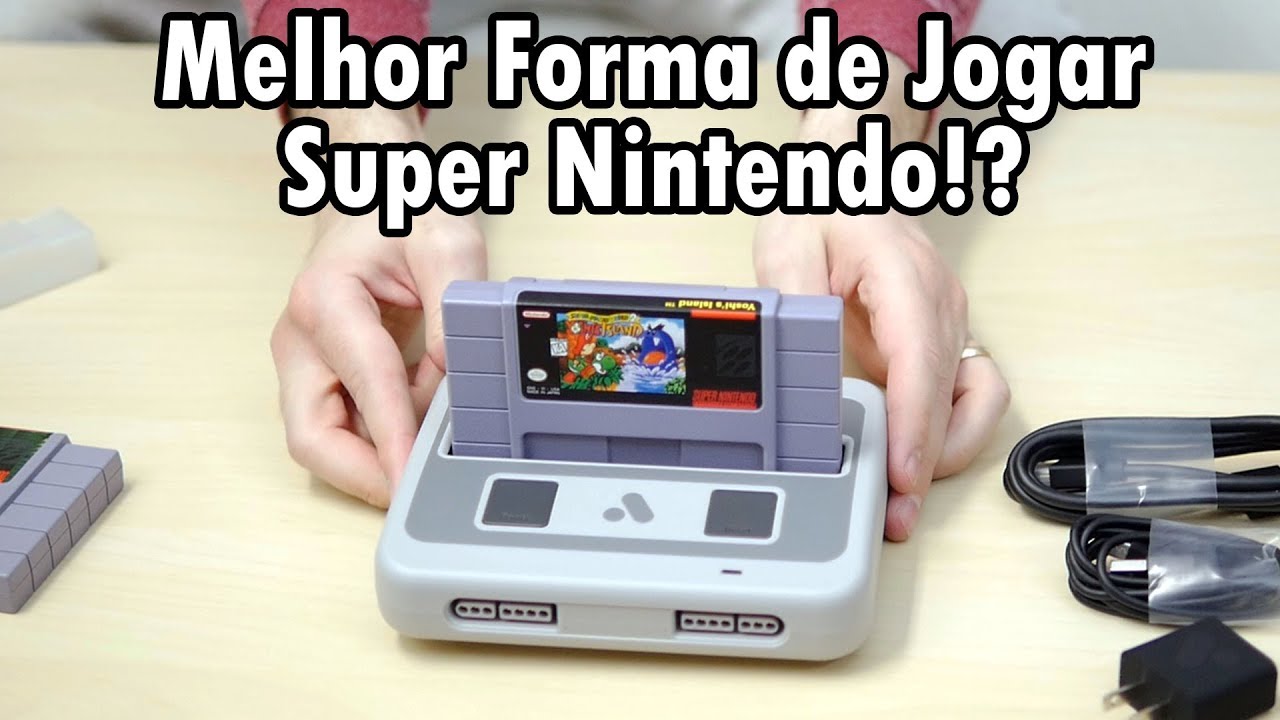 O MELHOR SUPER NINTENDO!? - UNBOXING + DEMONSTRAÇÃO do Analogue Super NT | Melhor Clone do SNES