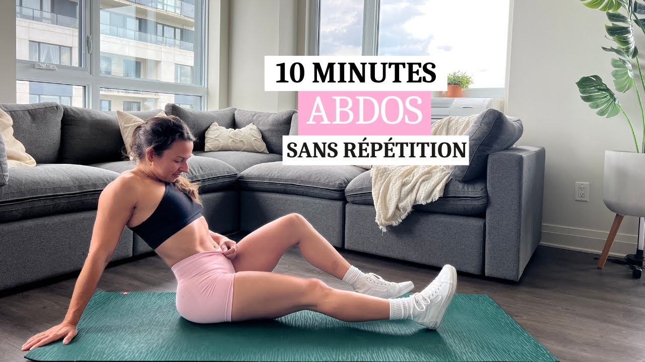 10 min abdos sans répétition | workout abdominaux à la maison
