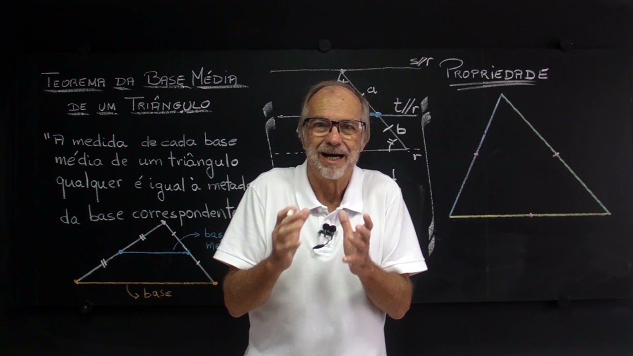 Teorema da Base Média de um Triângulo | Prof. Fernão