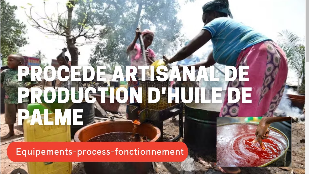 Meilleur proc&eacute;d&eacute; artisanal de production d'huile rouge