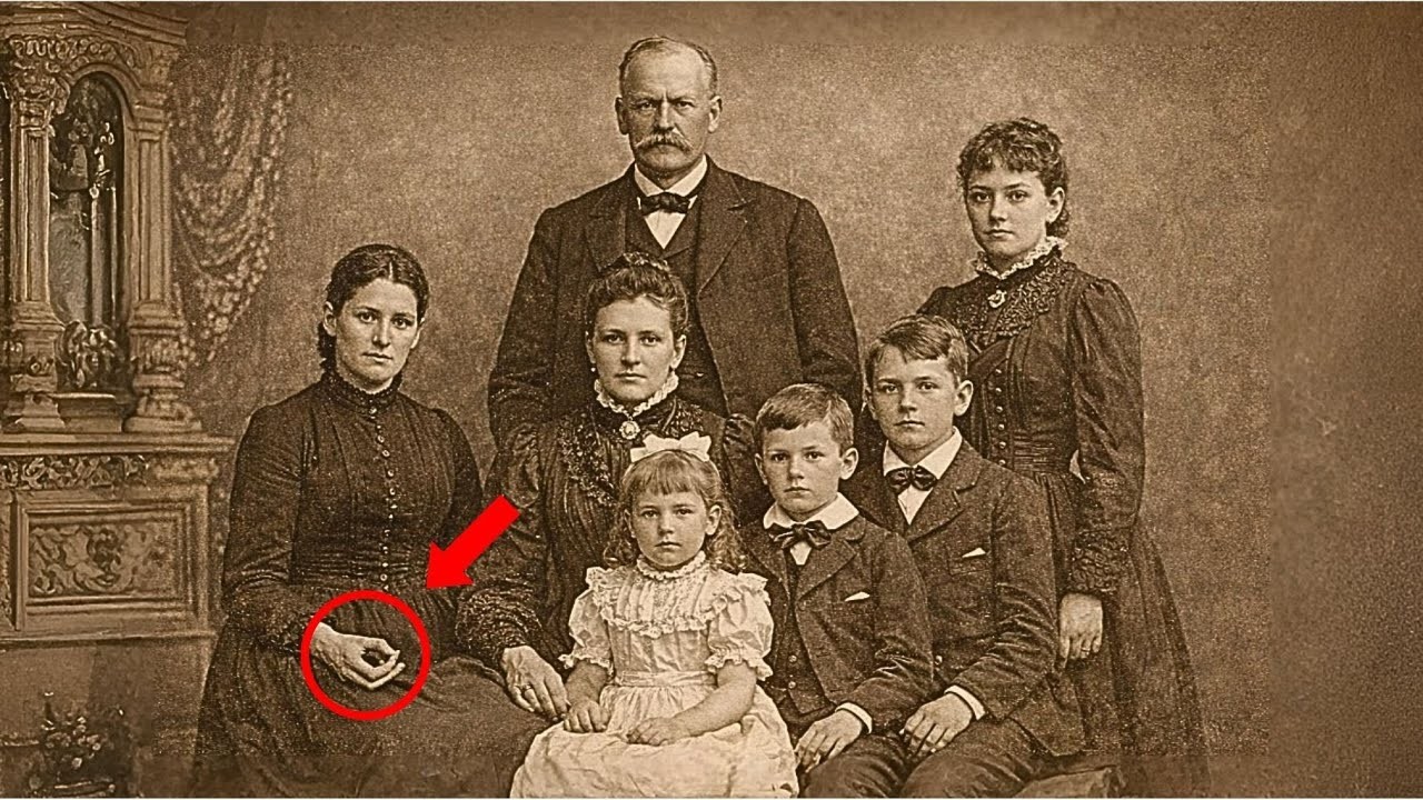 1887 Family Portrait Discovered — And Historians Freeze When They Notice the Hidden Hand Gesture
