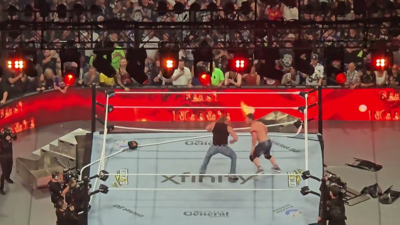 LIVE: Summerslam Crowd Explodes For Surprise Brock Lesnar Return 8-3-25