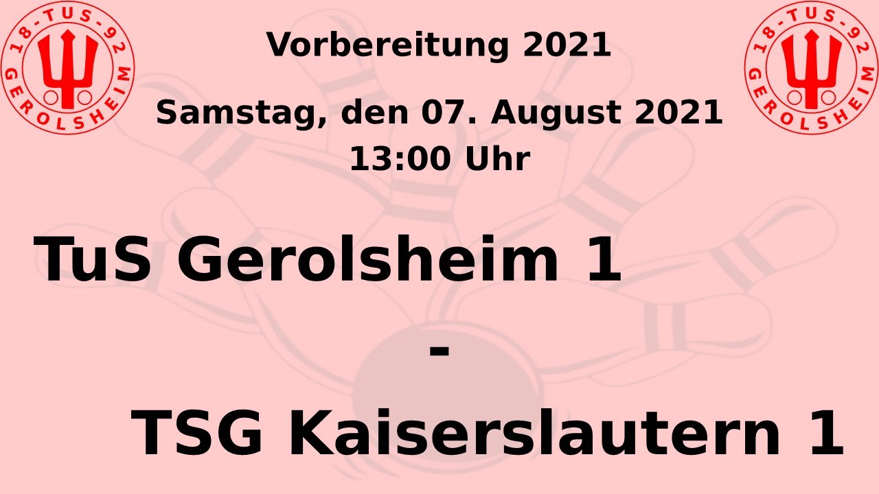 TuS Gerolsheim 1 - TSG Kaiserslautern 1